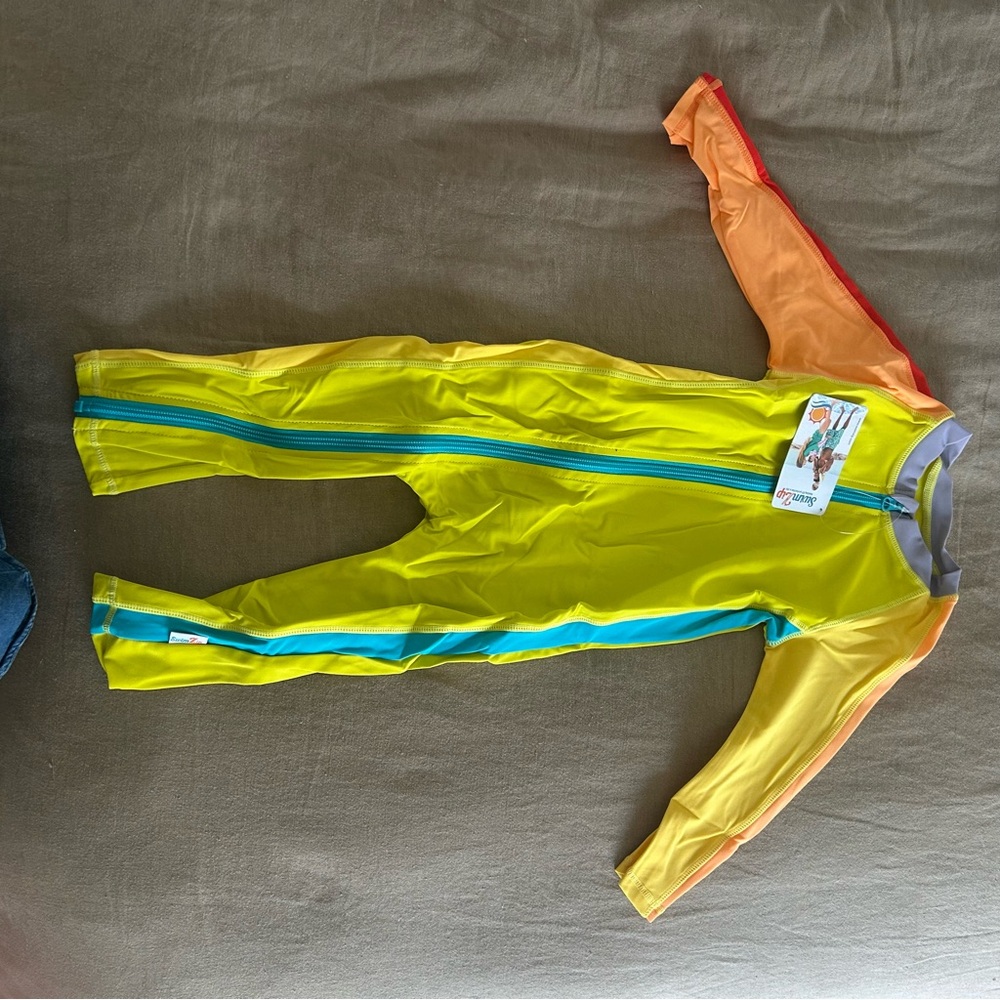 2T Toddler Colorful Swim Rashguard